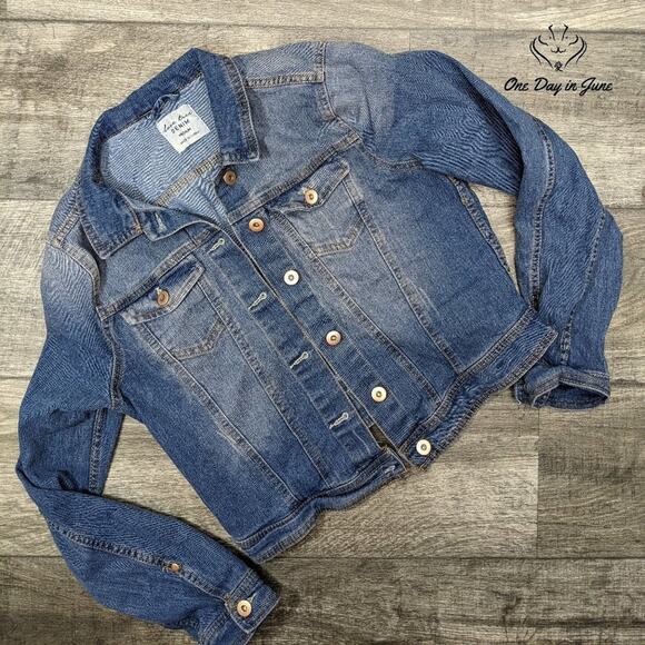 Love Tree Denim Jacket Size M - Picture 1 of 5